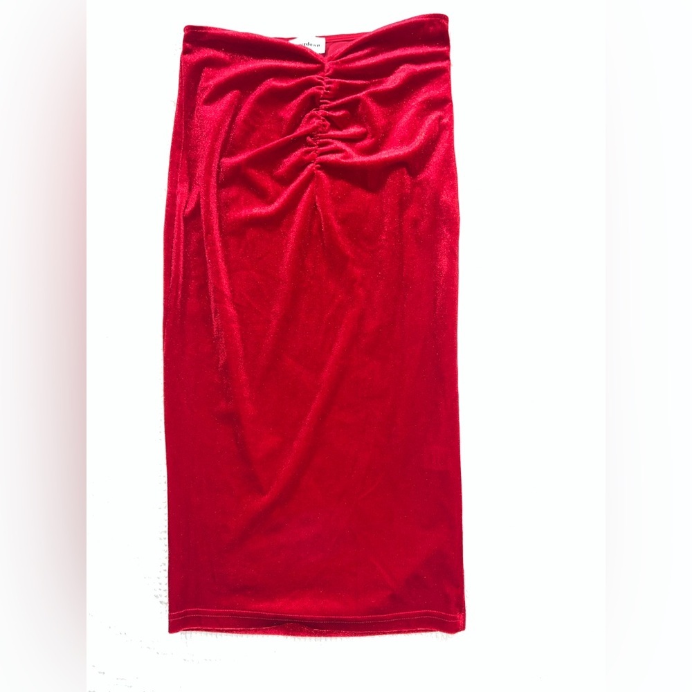 Superdown Vibrant Red Maxi Skirt